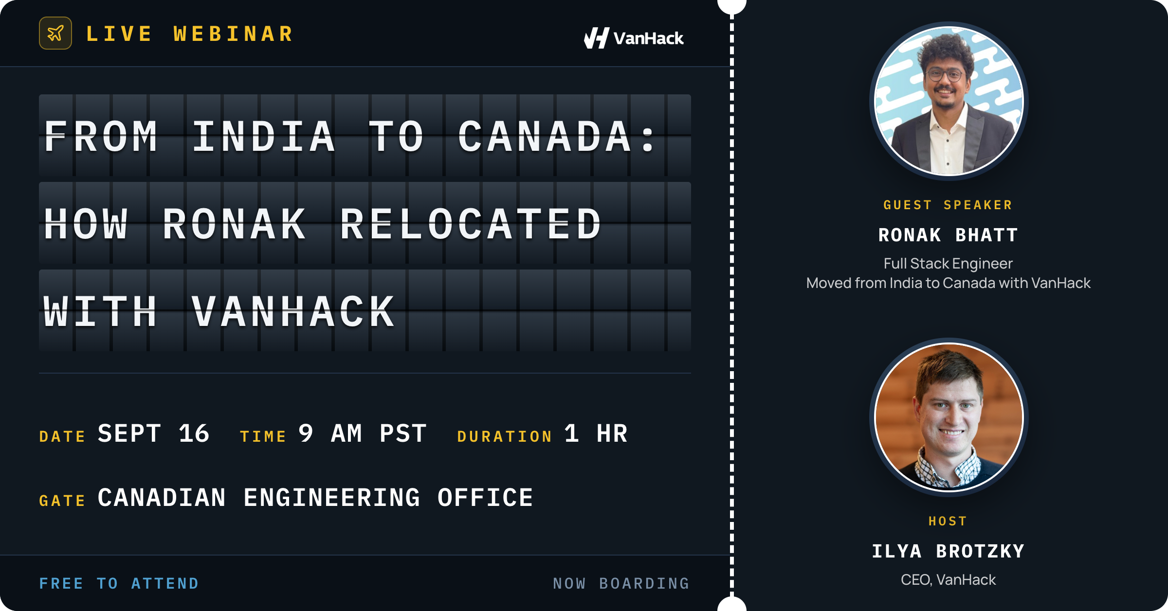 From India to Canada: How Ronak relocated with the VanHack event cover